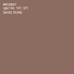 #8C6B61 - Sand Dune Color Image